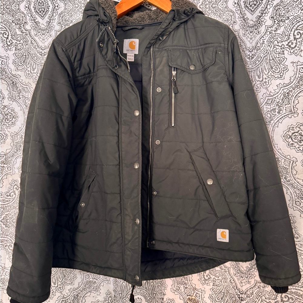 Carhartt Black Quilted Jacket